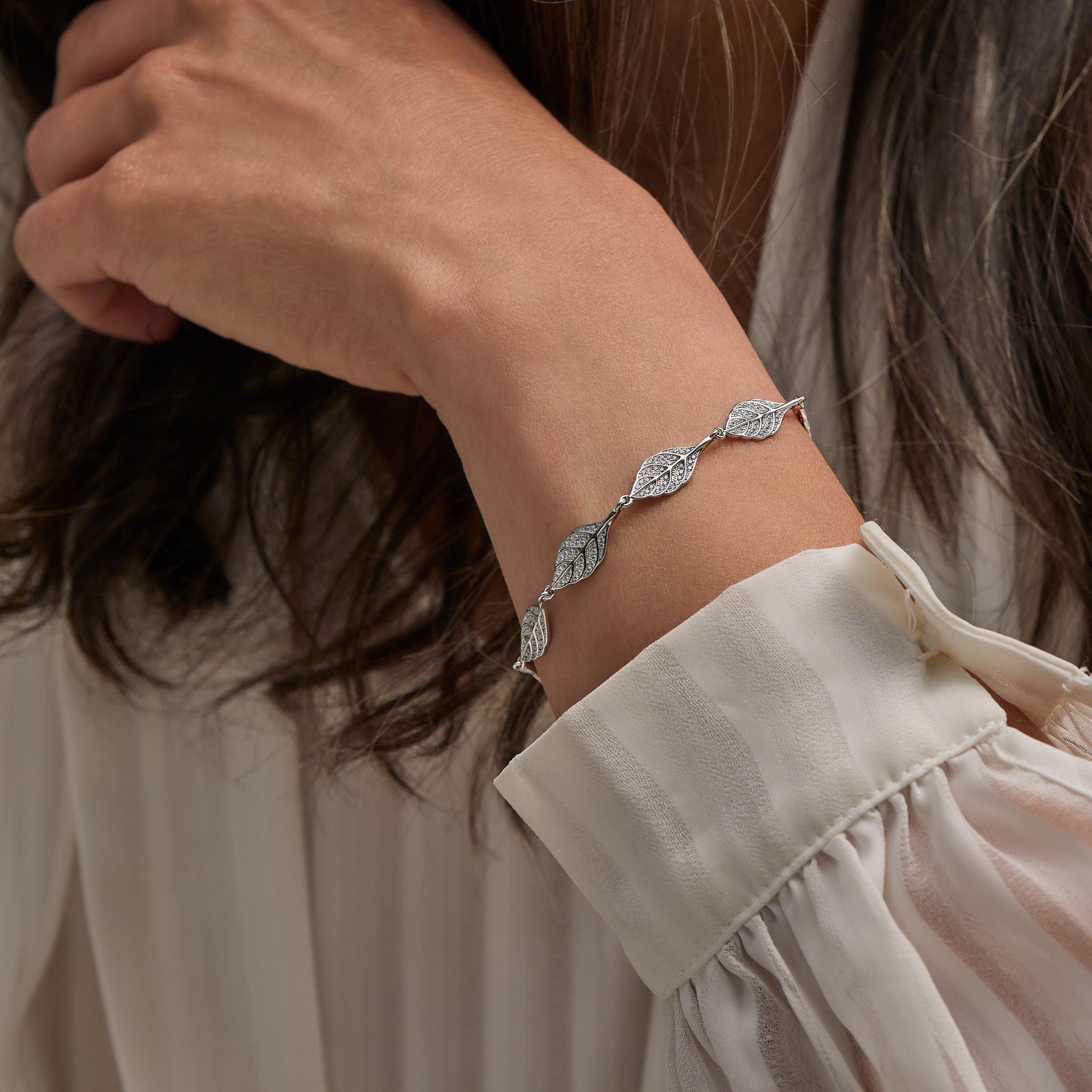 Sterling Silver Malia Bracelet - Styled