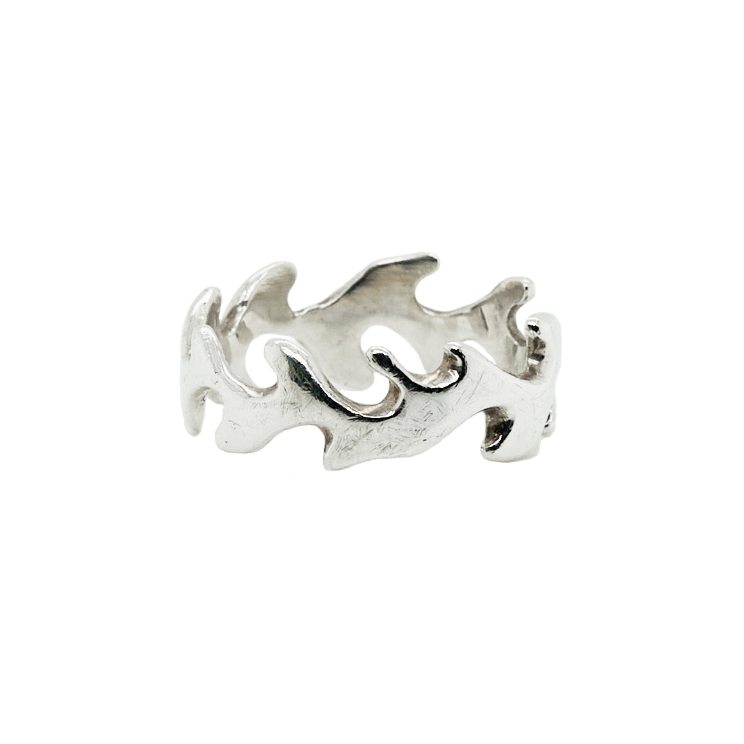 Sterling Silver Reef Ring - Size 7