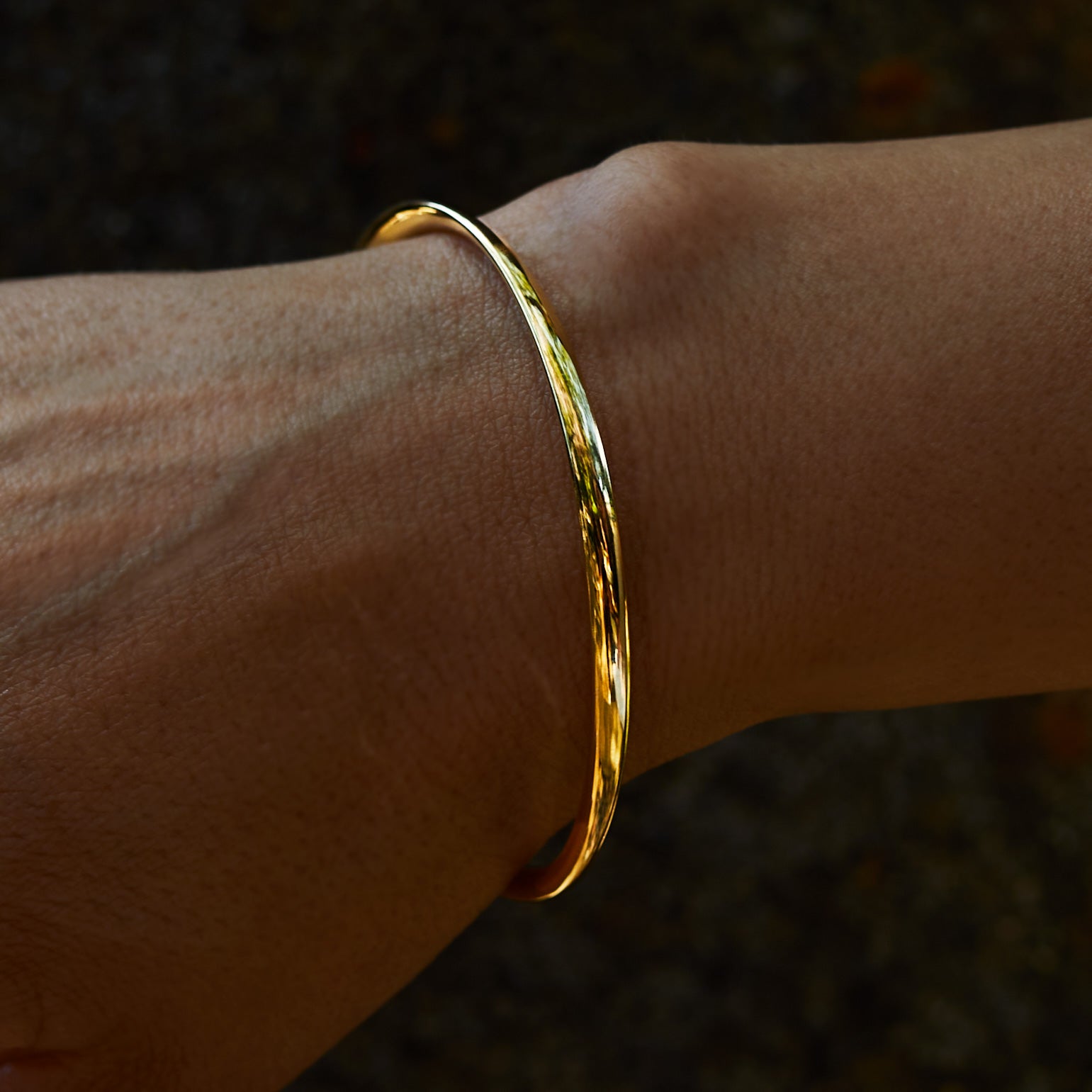 Gold Vermeil Slip-On Bangle